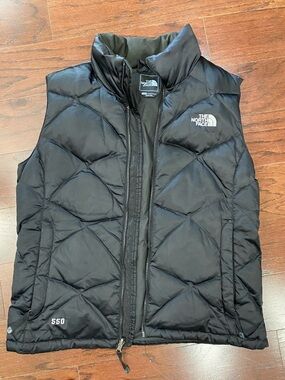The North Face XS 550 Aconcagual Goose Down Vest Diamond Quilt Size L